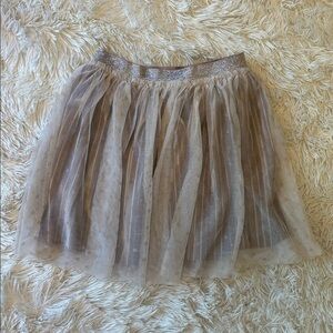 Girls Cat & Jack Skirt Mesh Glitter M Medium 7 / 8